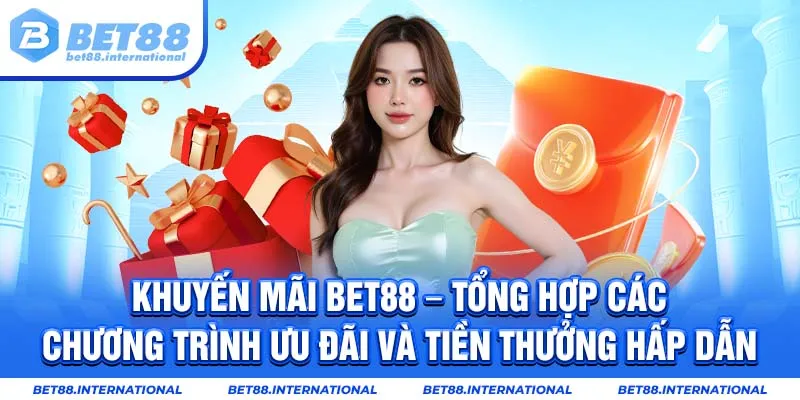 Khuyến mãi BET88 - Tổng hợp các chương trình ưu đãi và tiền thưởng hấp dẫn